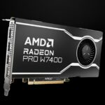 AMD Radeon Pro W7400: Efficient 55W Single-Slot GPU Released